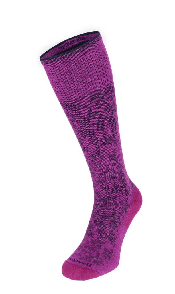 Damask Damen Kompressionsstrümpfe 15-20 mmHg Violet