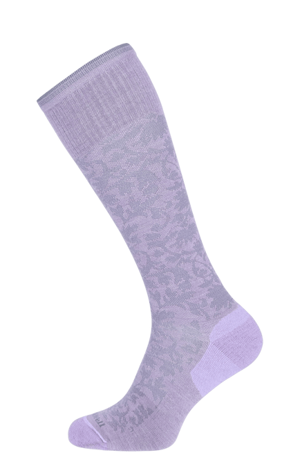 Damask Damen Kompressionsstrümpfe 15-20 mmHg Lavender