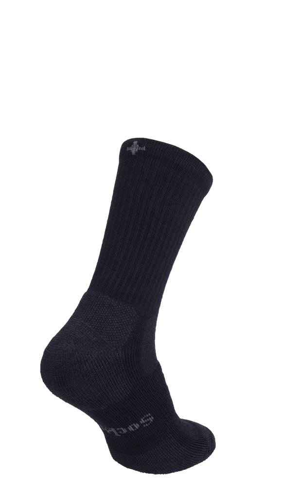 Walk About Crew Damen Wandersocken 15-20 mmHg Black