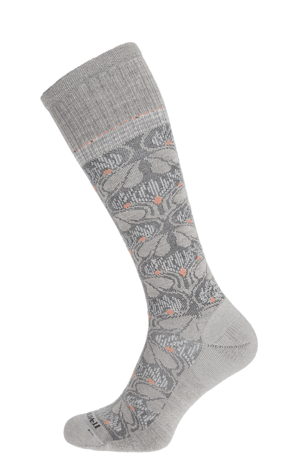 Floral Tapestry Damen Kompressionsstrümpfe 15-20 mmHg Putty