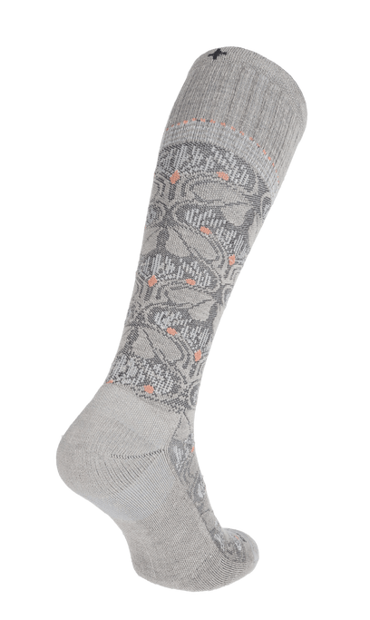 Floral Tapestry Damen Kompressionsstrümpfe 15-20 mmHg Putty
