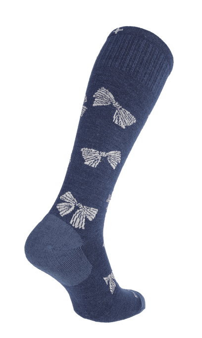 Bows Damen Kompressionsstrümpfe 15-20 mmHg Denim