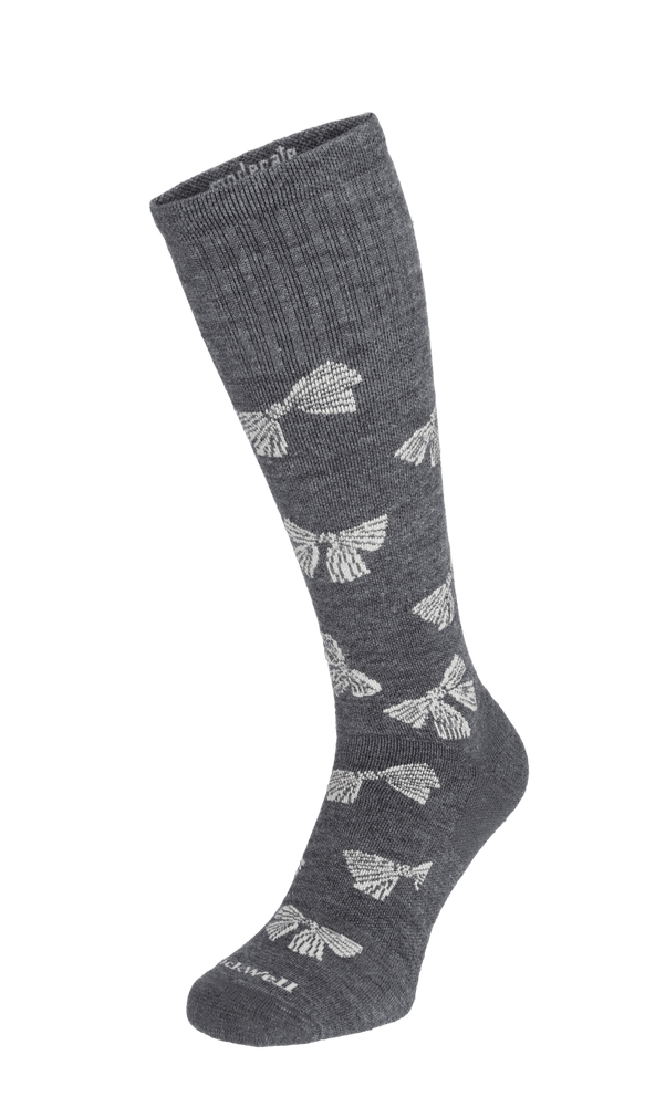 Bows Damen Kompressionsstrümpfe 15-20 mmHg Charcoal