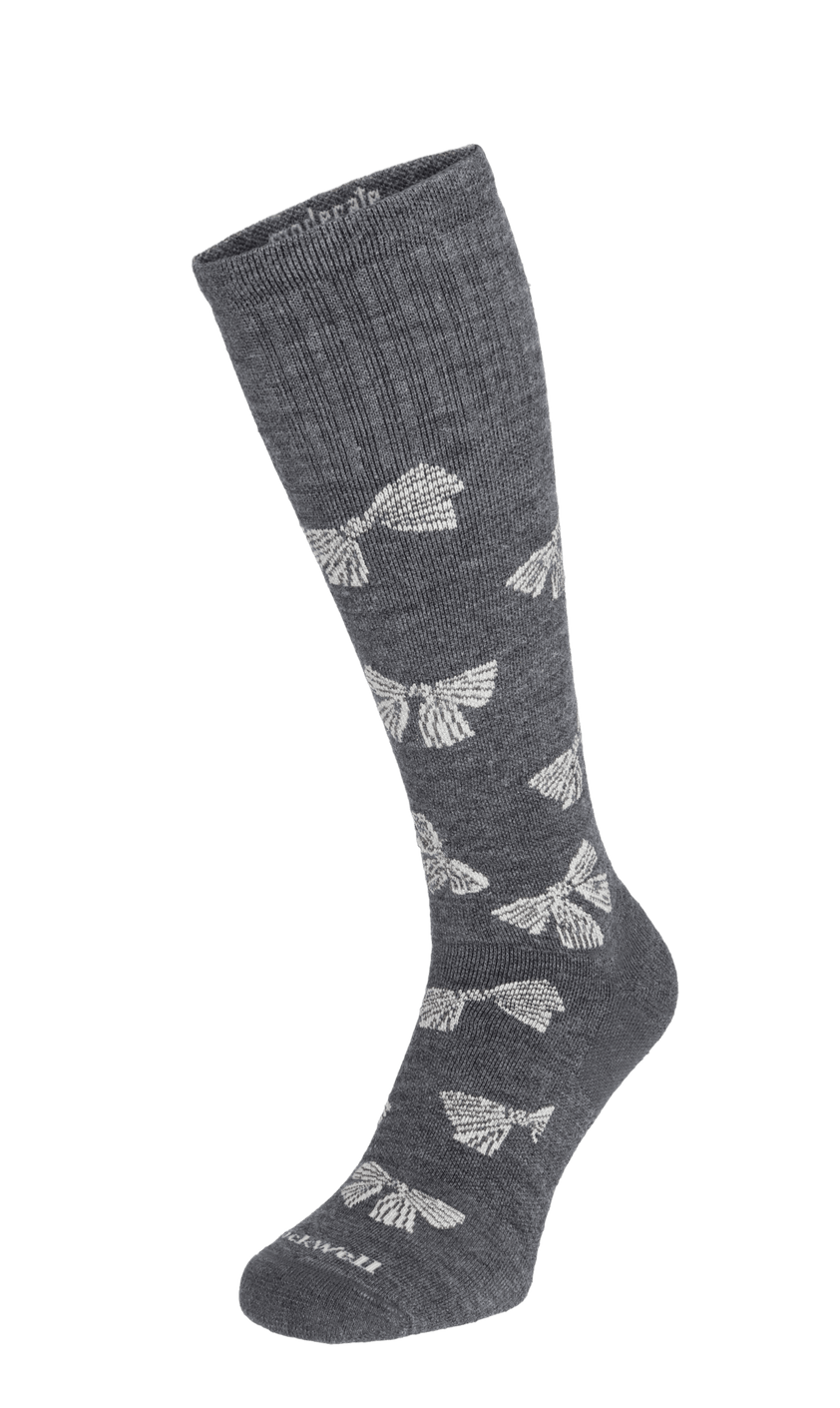 Bows Damen Kompressionsstrümpfe 15-20 mmHg Charcoal