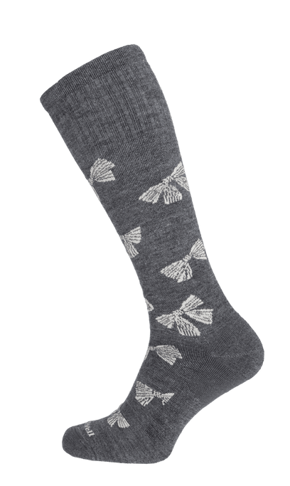 Bows Damen Kompressionsstrümpfe 15-20 mmHg Charcoal