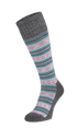 Southwest Stripe Damen Kompressionsstrümpfe 20-30 mmHg Charcoal