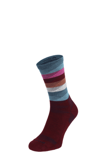 Peaks Damen Wandersocken 15-20 mmHg Cranberry