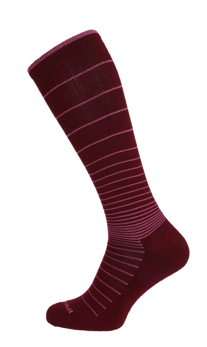 Circulator Damen Kompressionsstrümpfe 15-20 mmHg Cranberry