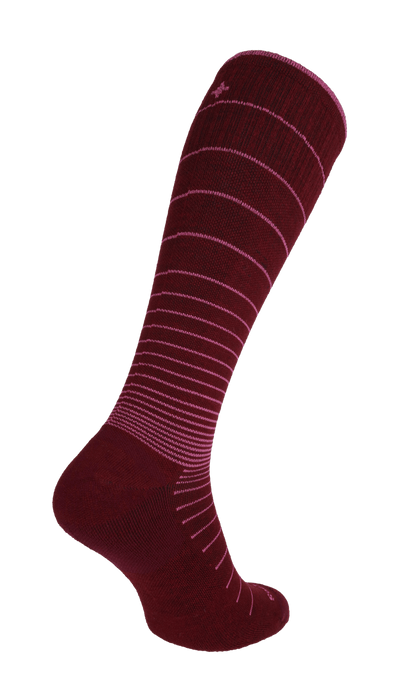 Circulator Damen Kompressionsstrümpfe 15-20 mmHg Cranberry