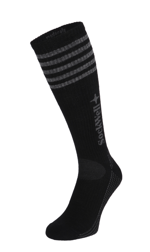 Run Club Herren Sportsocken 15-20 mmHg Black
