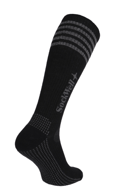 Run Club Herren Sportsocken 15-20 mmHg Black