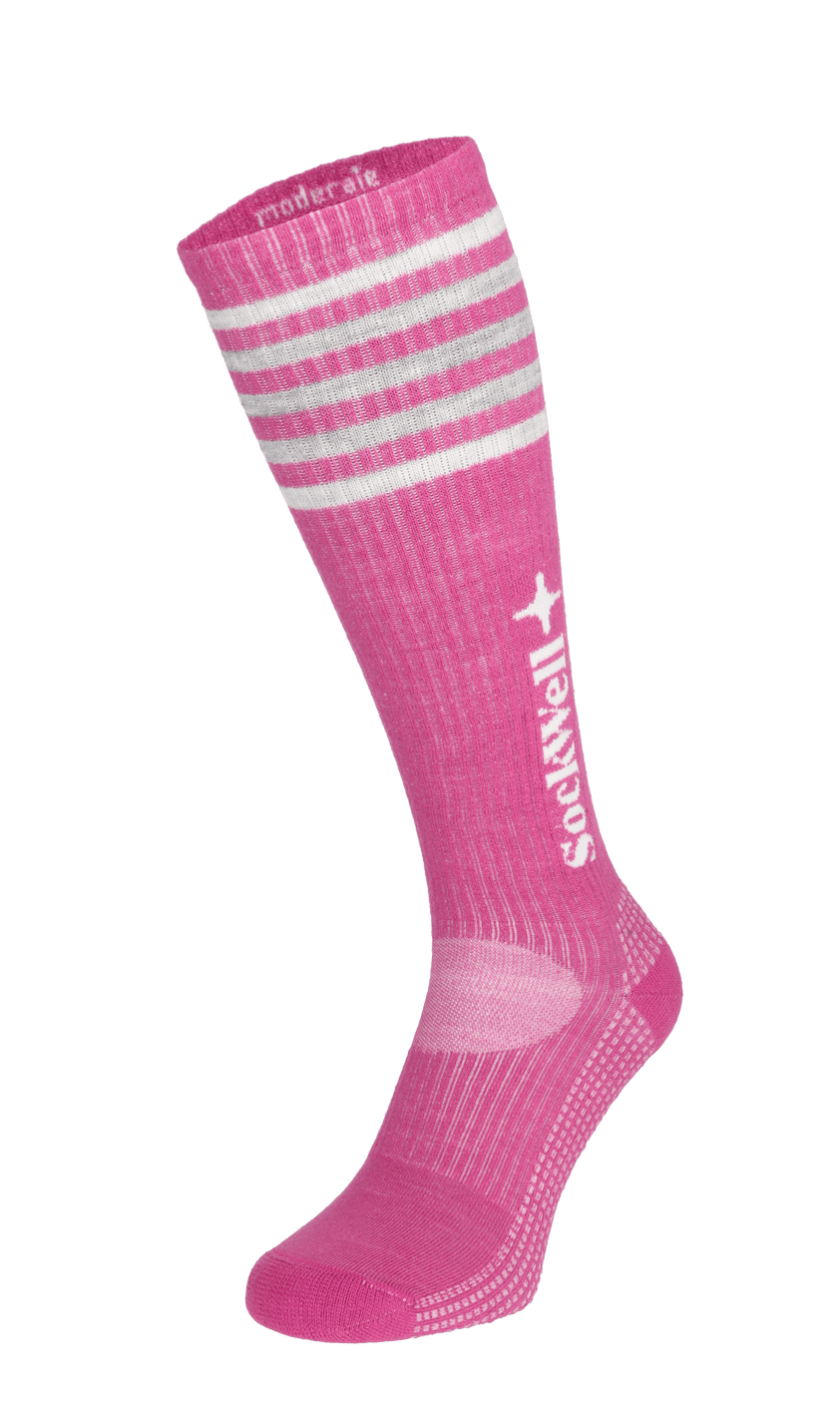 Run Club Damen Sportsocken 15-20 mmHg Raspberry