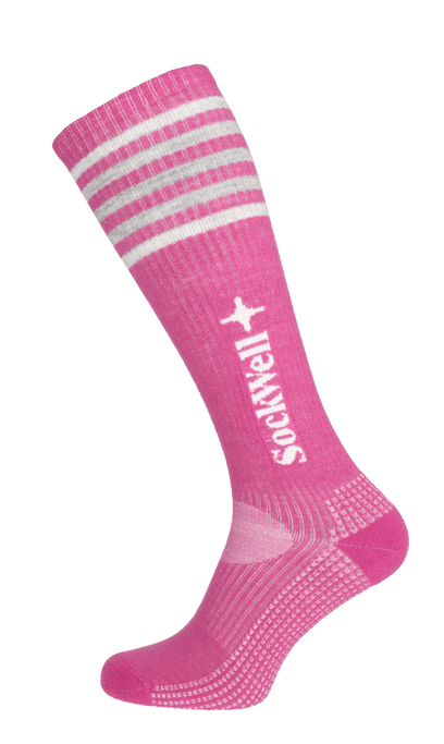 Run Club Damen Sportsocken 15-20 mmHg Raspberry