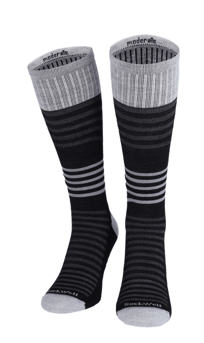 Track & Field Herren Sportsocken 15-20 mmHg Black
