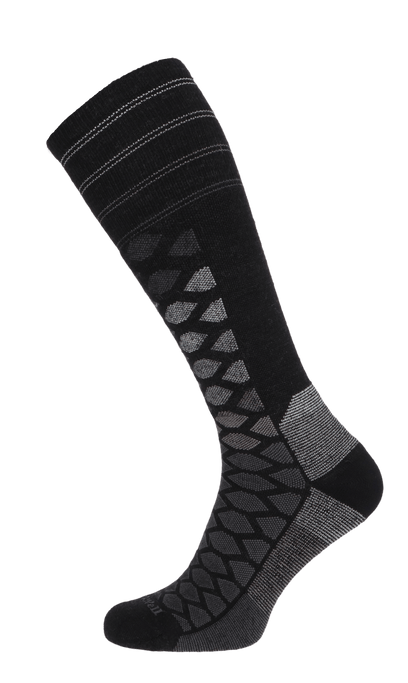 The Edge Medium Herren Skisocken 15-20 mmHg Black