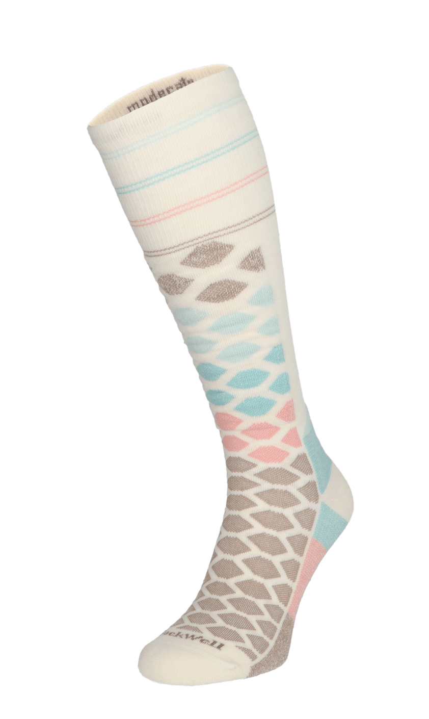 The Edge Medium Damen Skisocken 15-20 mmHg Natural