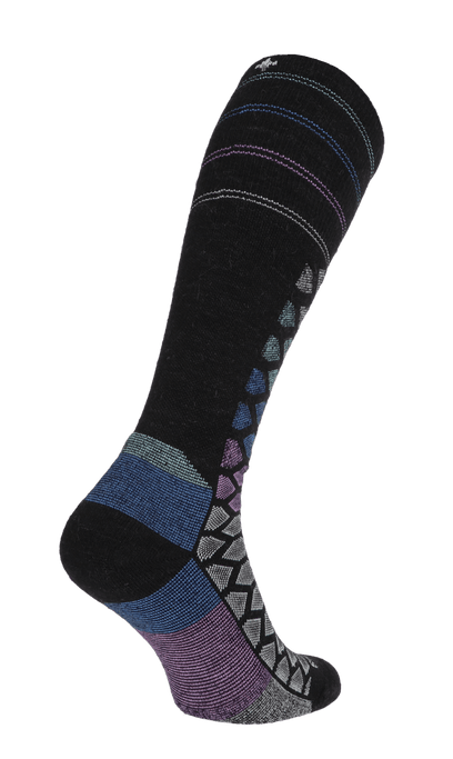 The Edge Medium Damen Skisocken 15-20 mmHg Black