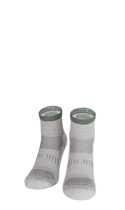 Ascend II Quarter Herren Wandersocken 15-20 mmHg Natural