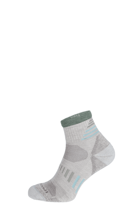 Ascend II Quarter Herren Wandersocken 15-20 mmHg Natural