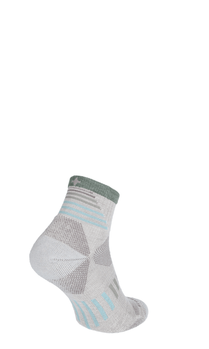Ascend II Quarter Herren Wandersocken 15-20 mmHg Natural