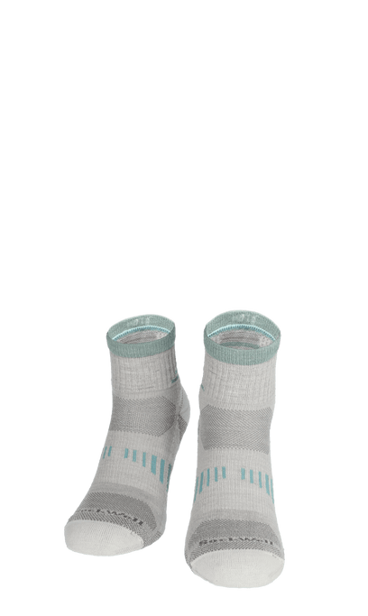 Ascend II Quarter Damen Wandersocken 15-20 mmHg Natural