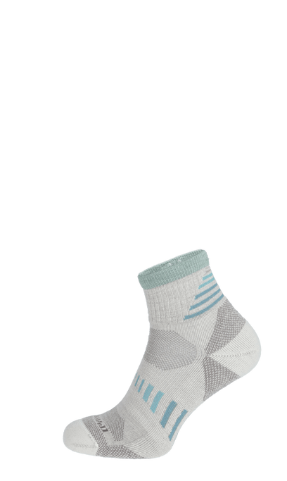 Ascend II Quarter Damen Wandersocken 15-20 mmHg Natural