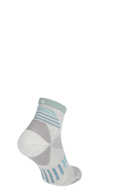 Ascend II Quarter Damen Wandersocken 15-20 mmHg Natural