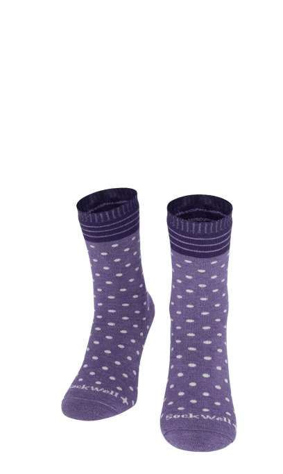 Plush Damen Komfort Socken Plum