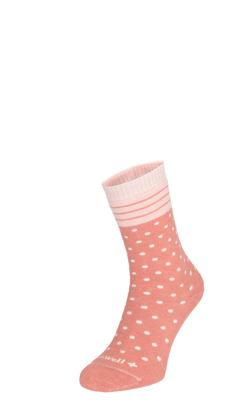 Plush Damen Komfort Socken Pink Clay