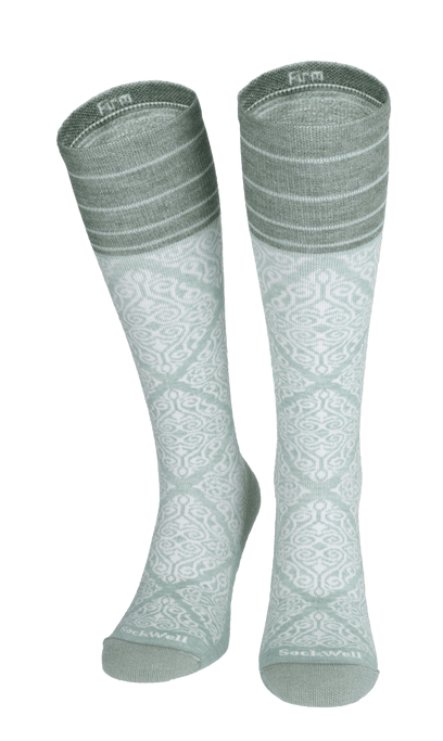 The Raj Damen Kompressionsstrümpfe 20-30 mmHg Celadon
