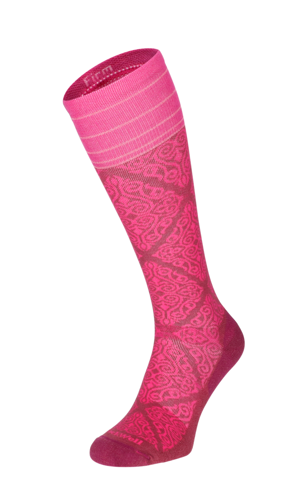 The Raj Damen Kompressionsstrümpfe 20-30 mmHg Mulberry
