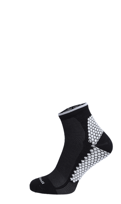 Plantar Sport Quarter Herren Socken Black