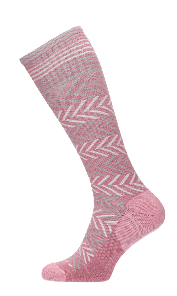 Chevron Damen Kompressionsstrümpfe 15-20 mmHg Lotus