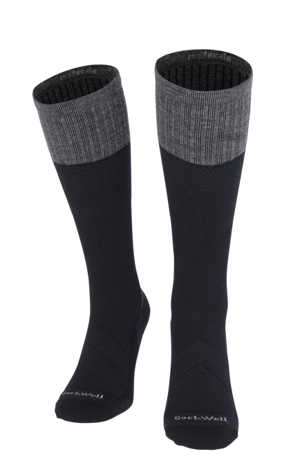 Elevate Herren Sportsocken 15-20 mmHg Black