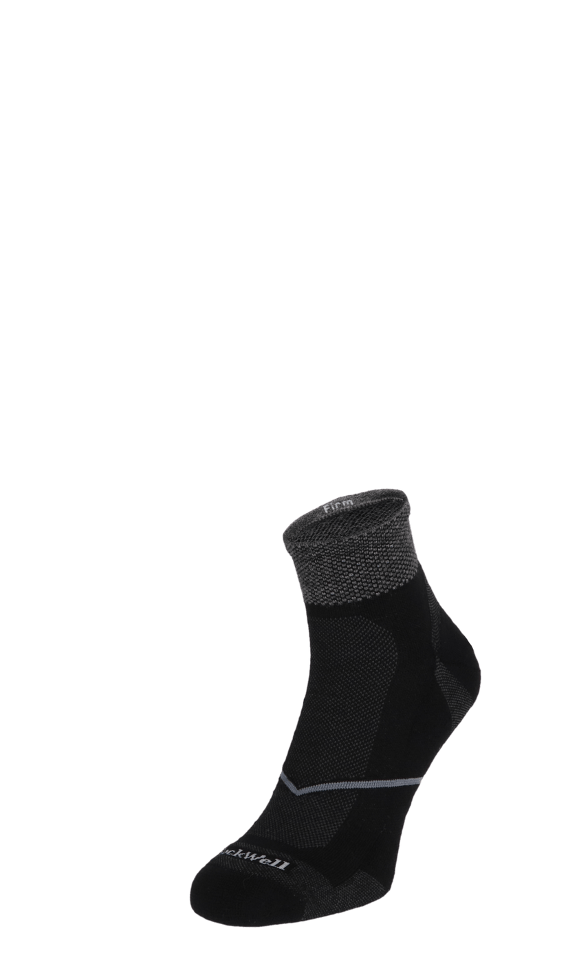 Pulse Quarter Herren Sportsocken 20-30 mmHg Black