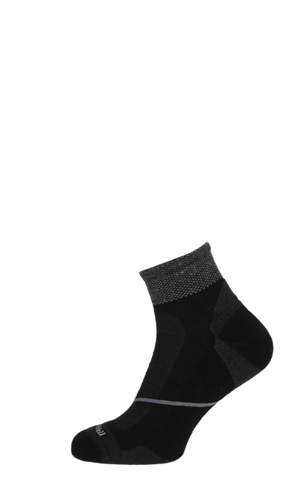 Pulse Quarter Herren Sportsocken 20-30 mmHg Black
