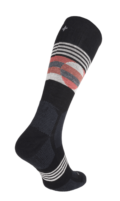 North Rim Crew Herren Wandersocken 15-20 mmHg Black