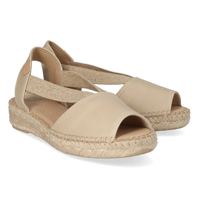 Tala Damen Leder-Espadrilles Gel