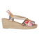 Teide-PM Damen Leder-Espadrilles Taupe