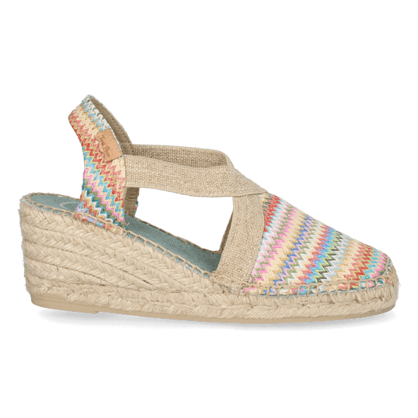Terra-MH Damen Espadrilles Raffia Multi