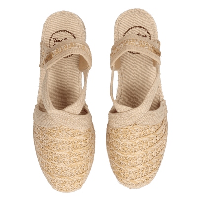 Terra-NZ Raffia Damen Espadrilles Natural