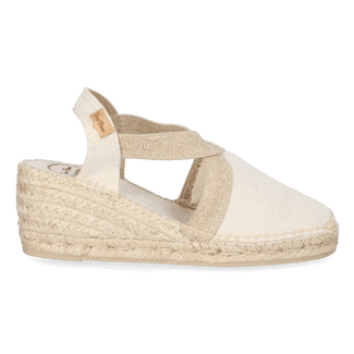 Terra-V Damen Espadrilles Cru Vintage
