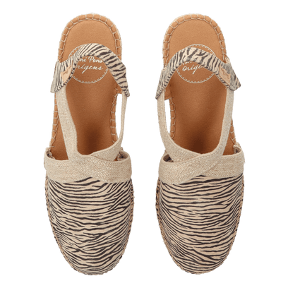 Terra-ZB Damen Espadrilles Zebra
