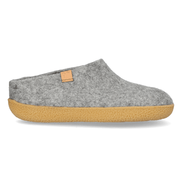 Slipa Maha Wollfilz-Hausschuhe Marbled Light Grey