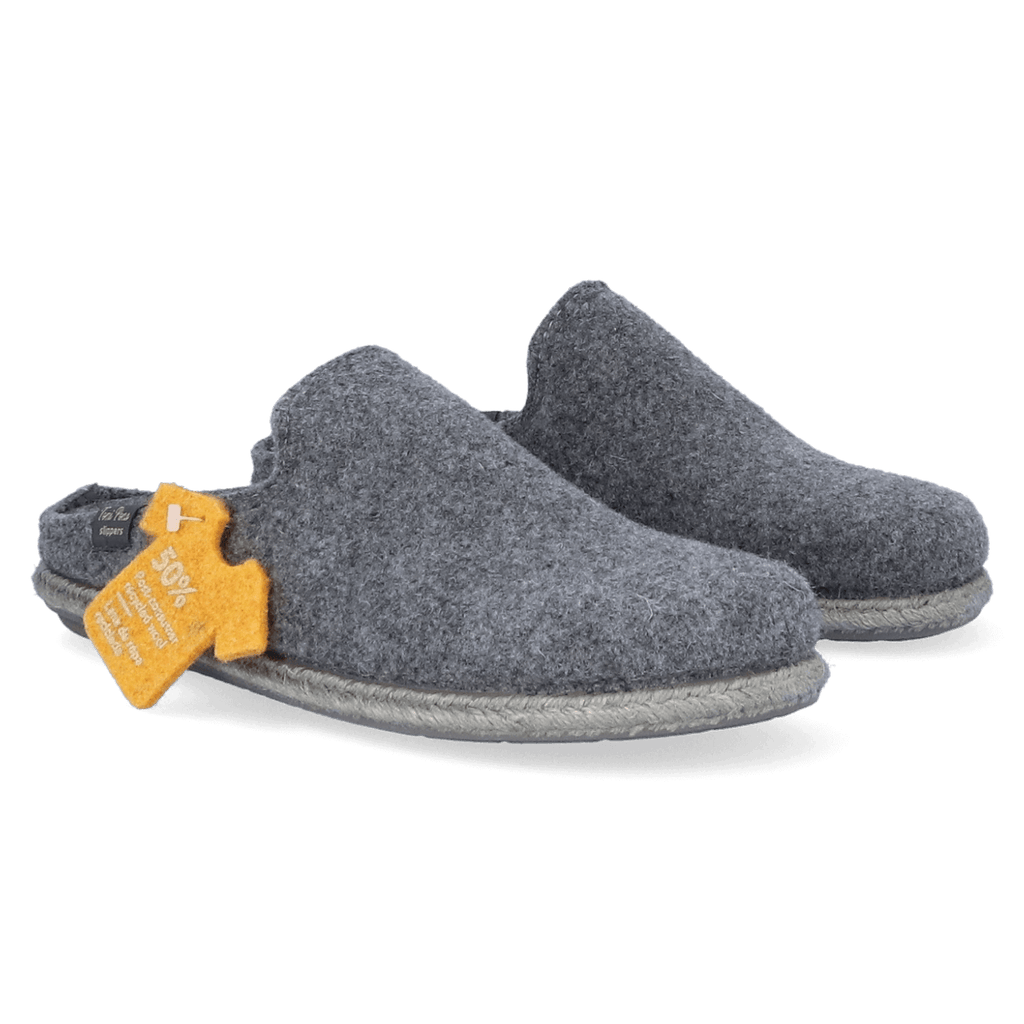 Tomas-RW Herren Hausschuhe Gris