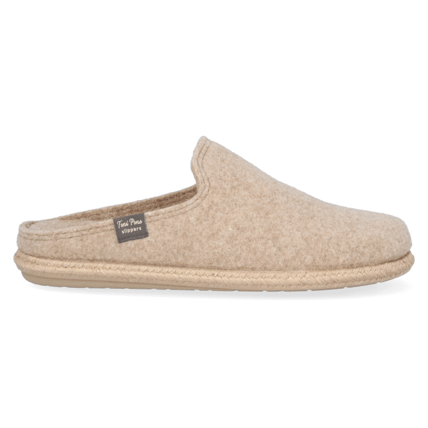 Tomas-RW Herren Hausschuhe Beige