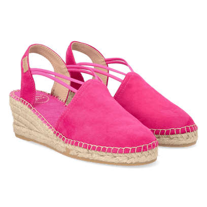 Tremp Damen Espadrilles Fucsia