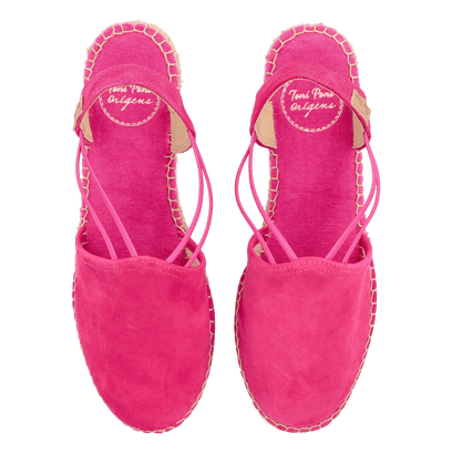 Tremp Damen Espadrilles Fucsia