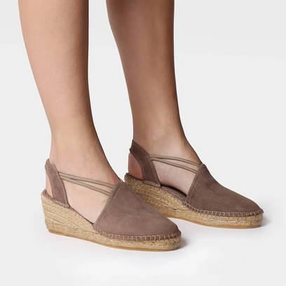 Tremp Damen Espadrilles Taupe
