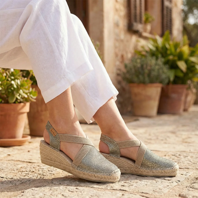 Triton Damen Espadrilles Caqui